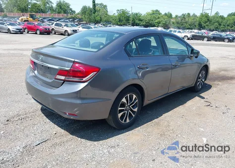 2015 Honda Civic Ex из США, поврежденный, VIN 19XFB2F89FE223621